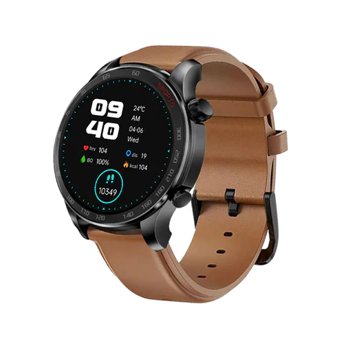 YOLO Ultron: 1.43" Super AMOLED HD Curved Display | Genuine Leather Strap