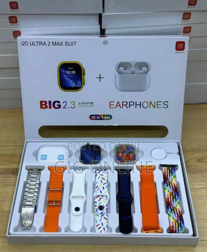 Ultra watch with ear buds