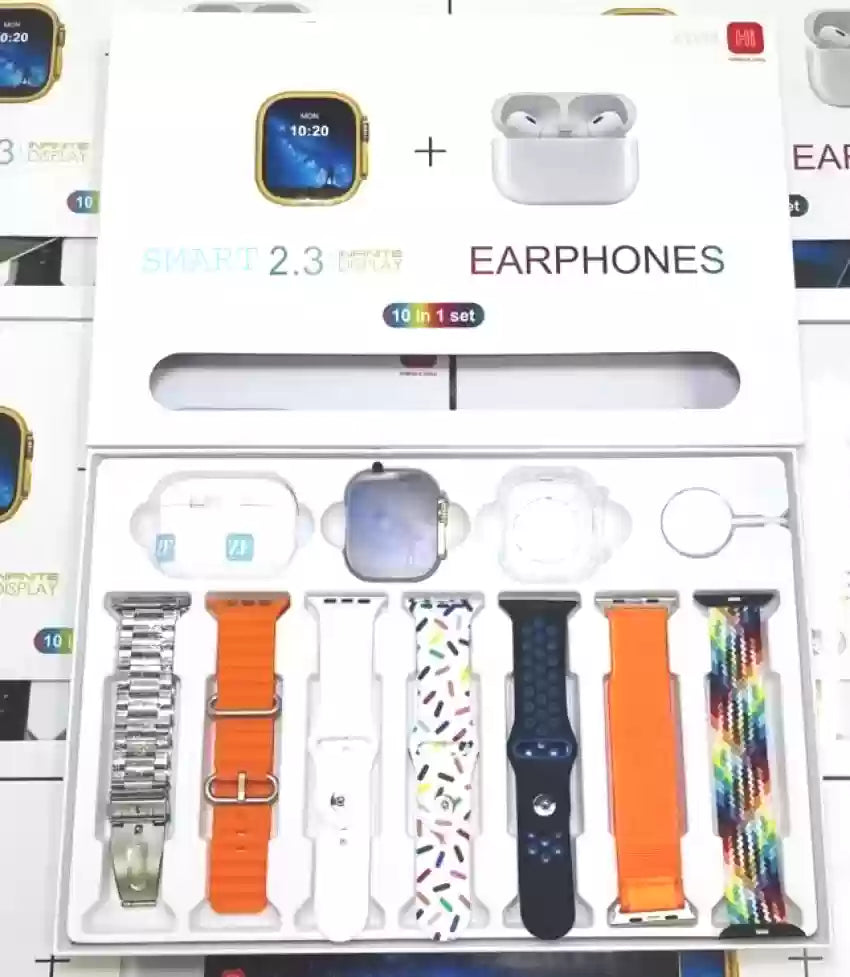 Ultra watch with ear buds