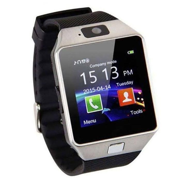 Sports Bluetooth Smart Watch Camera Lens Memory Card Supported Bluetooth Calling Support 280 mAh polymer battery Micro USB cable TPU Band