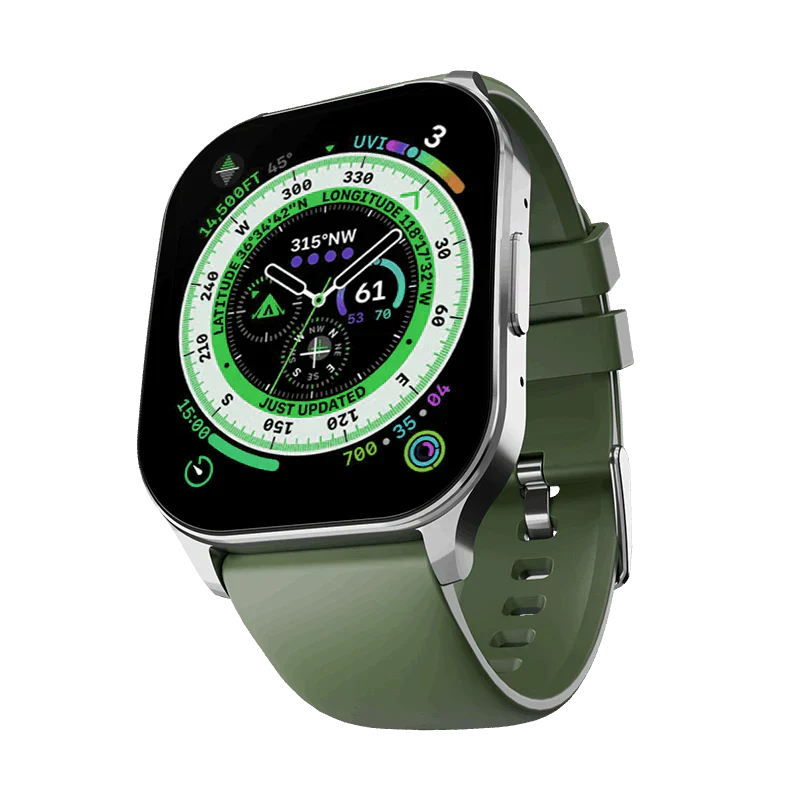 RONIN R-07 Smart Watch 3D CURVED DISPLAY METTALIC BODY WITH AMOLED DISPLAY
