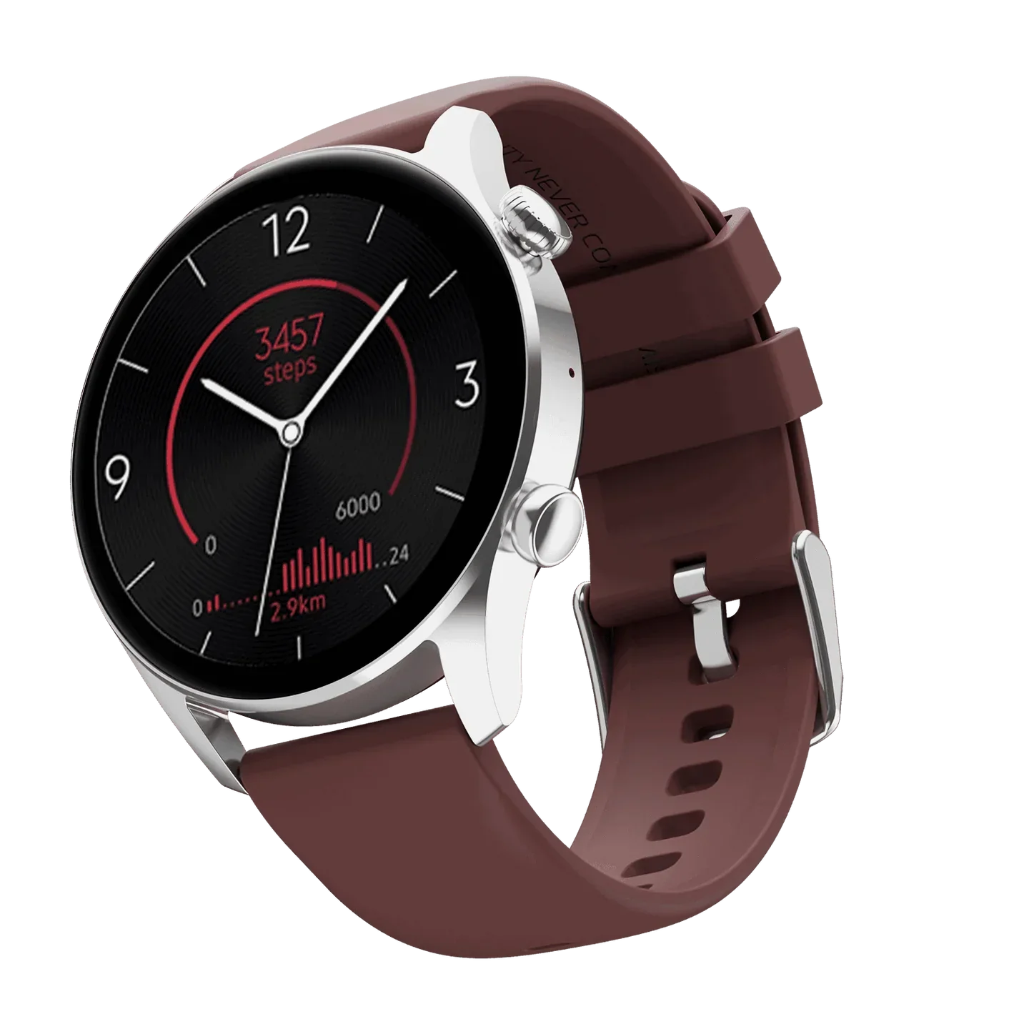 Ronin R-08 Smart Watch, 1.43" AMOLED Display with AOD, 100+ Sports Modes, Bluetooth Calling, Bluetooth Calling & AI Voice Assistant, Female Health Tracking, Sports Modes and Female Health Tracking