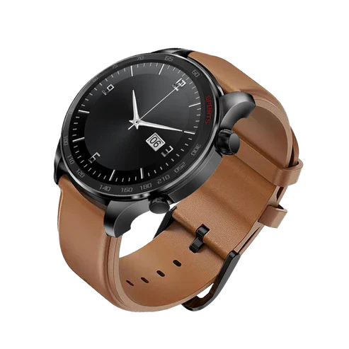 YOLO Ultron: 1.43" Super AMOLED HD Curved Display | Genuine Leather Strap