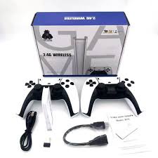 M15 Game Stick 4K Video Game Console Retro Classic Games 2.4G Double Wireless Controller for PS1/GBA/SNES